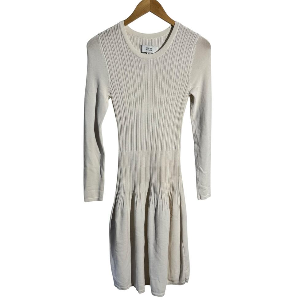 Textile Elizabeth and James Sweater Dress Women‎ XS Ivory Winter White Holiday